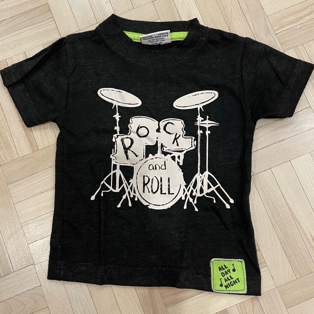 MISH BOYS rock and roll t-shirt size 6M